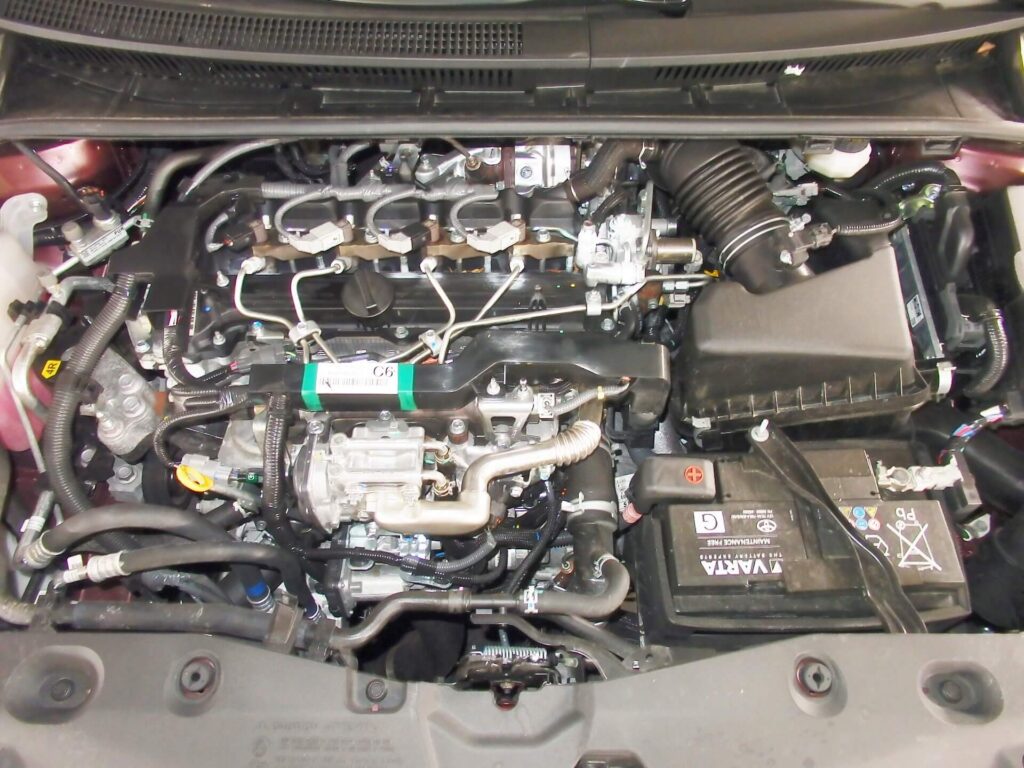 Toyota Corolla engine Bay