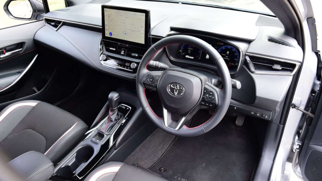 Hybrid Corolla Interior