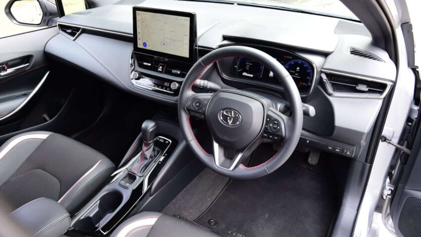 Hybrid Corolla Interior